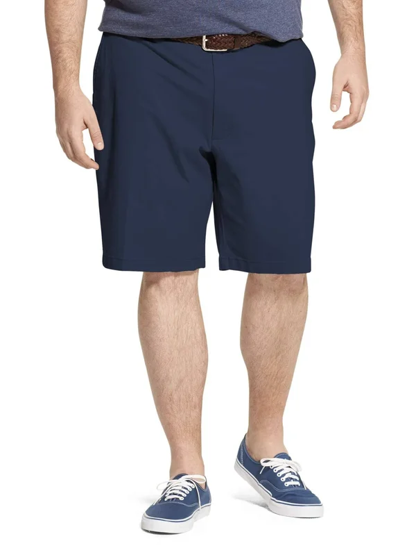 Izod Saltwater Mens Stretch Chino Short-Big and Tall - 44, Blue