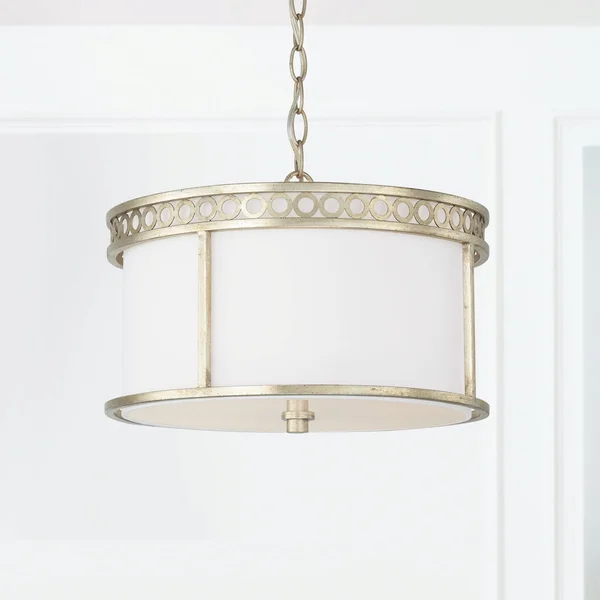 Capital Lighting 243141WG Isabella 4 Light Semi-Flush - Winter Gold