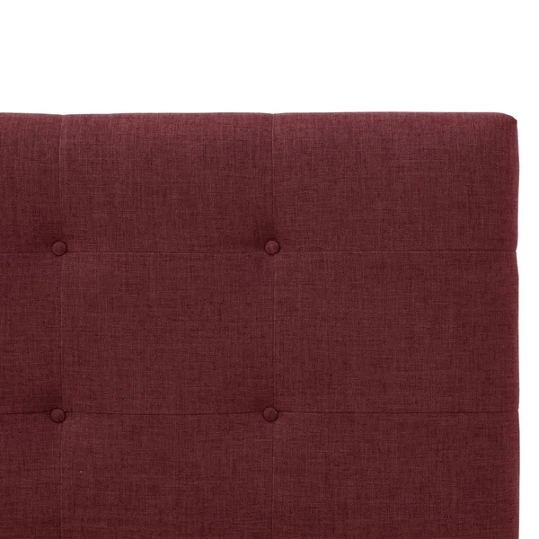 Full Dolce Headboard Wine Linen - Cloth & Co.
