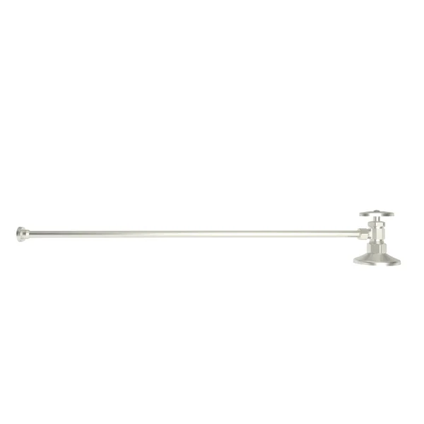 Brasstech 482 Satin Nickel Toilet Supply Kit, 1/2x22 Compression