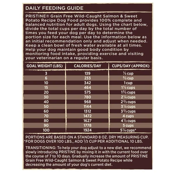 Castor & Pollux Pristine Grain-Free Wild-Caught Salmon & Chickpea Recipe Dry Dog Food - 18-lb