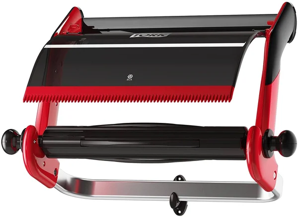 Tork 652108 Wipe Dispenser Wall Stand, Black-Red