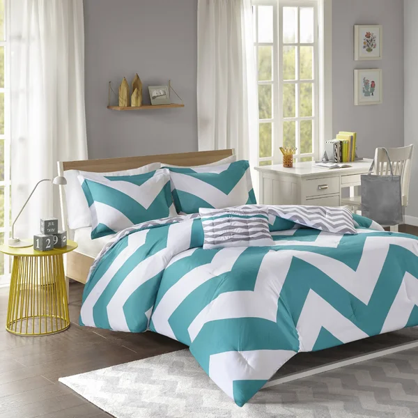 Mi-Zone Libra Comforter Set - Blue, King