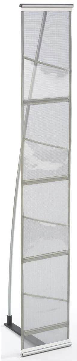 Trade Show Magazine Literature Rack, Portable, Floor Standing, Carry Bag (4 Pocket)