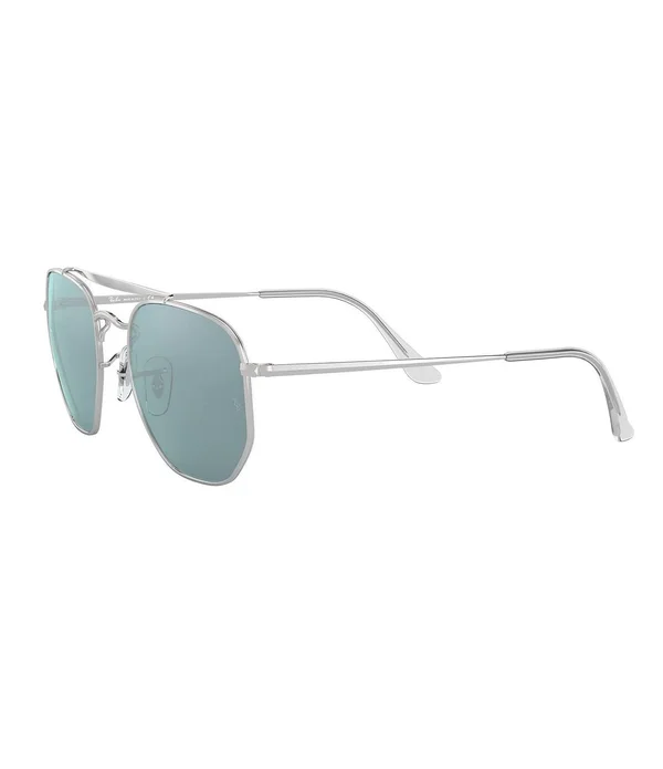 Ray Ban RB3648 The Marshal Sunglasses - 003/56 Silver/Azure Mirror Blue