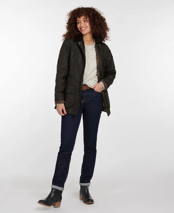 Barbour Classic Olive Beadnell Wax Jacket