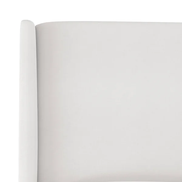 Skyline Furniture Wingback Headboard in Mystere Snow - Full