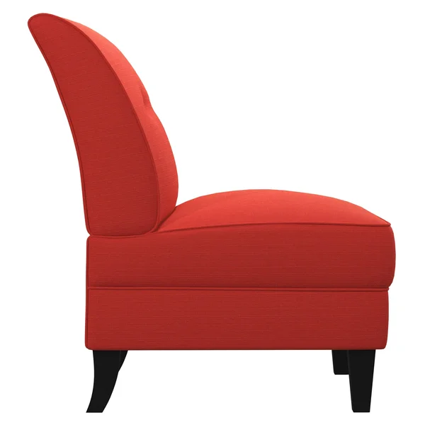 Domesis Granada Slipper Chair Orange Linen