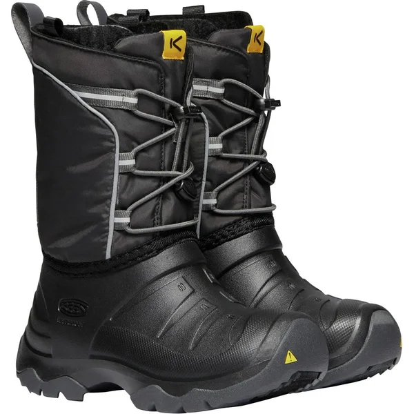 Keen Youth Lumi Waterproof Boot - 3 - Black - Magnet