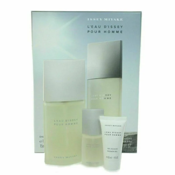 L&eau D&issey by Issey Miyake 3PC Set 4.2 oz/125ml Eau De Toilette Spray Men