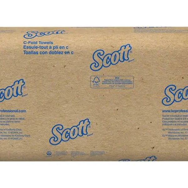 Scott - Paper towel - 200 sheets - C-fold - white (pack of 9)