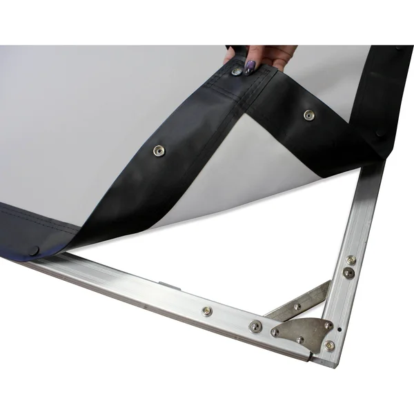 Elite Screens Yard Master 2 Series OMS100HR2 Rear Projection Screen with Legs - Silver