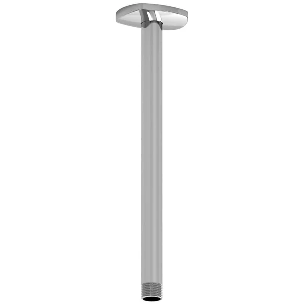 Riobel 597C 12x22 Ceiling Mount Shower Arm with Oval Escutcheon - Chrome