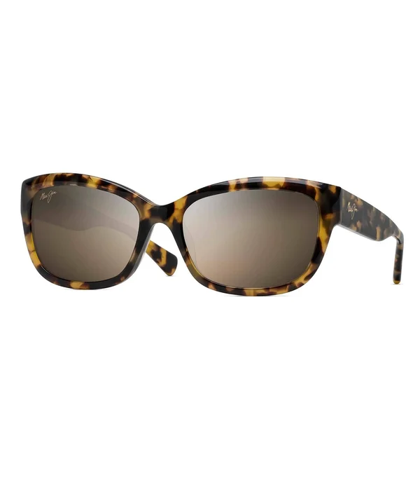 Maui Jim Plumeria Sunglasses Black with Crystal - Blue Hawaii