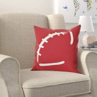 Mablethorpe Square Pillow Cover & Insert Grovelane Size: 20x22 H x 20x22 W - Color: Red