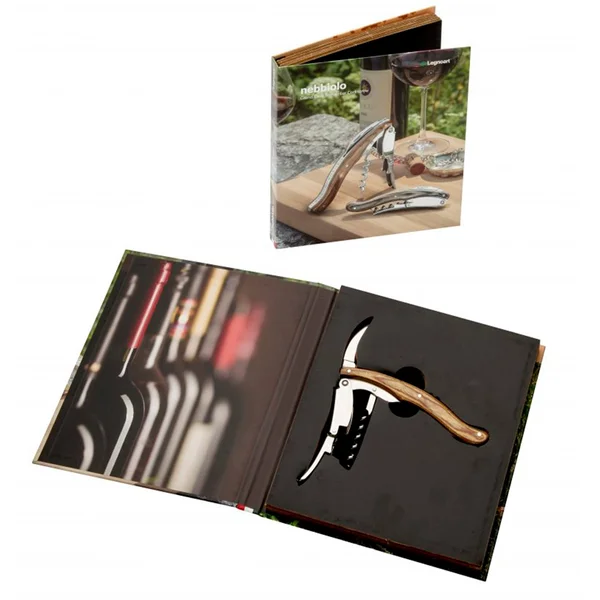 Legnoart Nebbiolo Stainless Steel Grand Crue Sommelier Corkscrew in Light Wood
