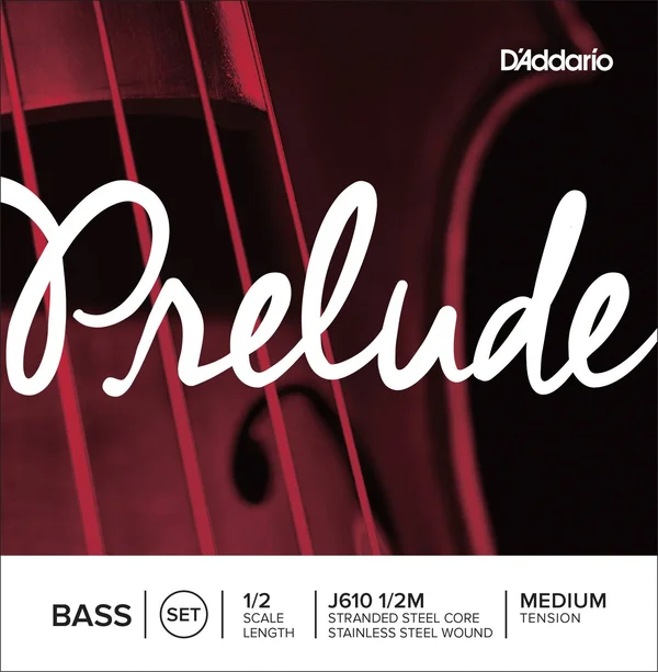D&Addario J610 Prelude Bass 1/2 Scale String Set