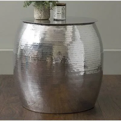 Briese Drum End Table World Menagerie