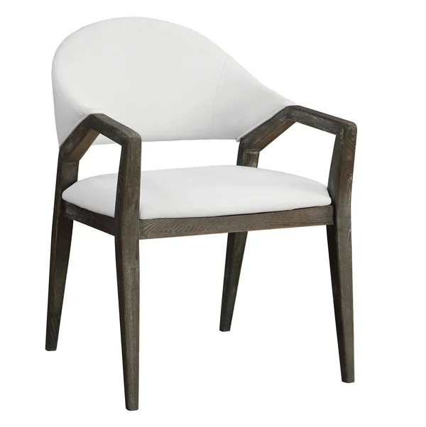 Acme Aucilla Accent Chair White PU