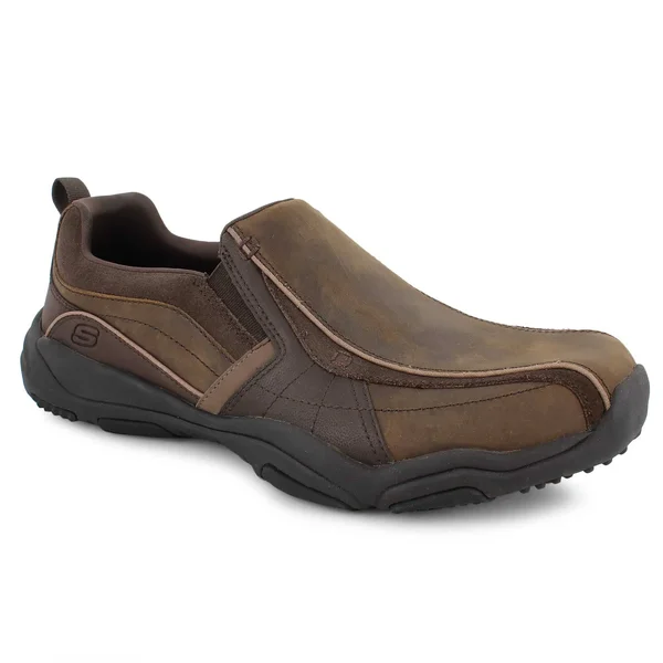 Skechers Men's Larson Berto Loafer, Dark Brown