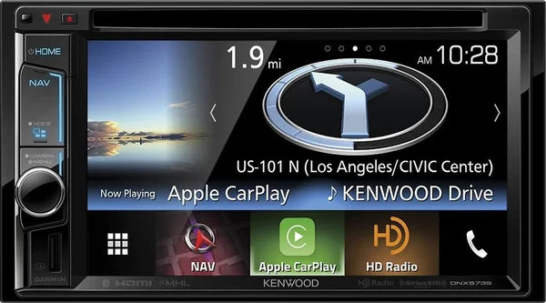 Kenwood DNX573S In-dash GPS - 6.2x22 Touch Display