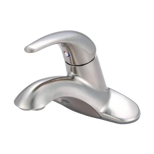 Pioneer Legacy Single Handle Centerset Bathroom Faucet; Brushed Nickel, Grey 3LG161