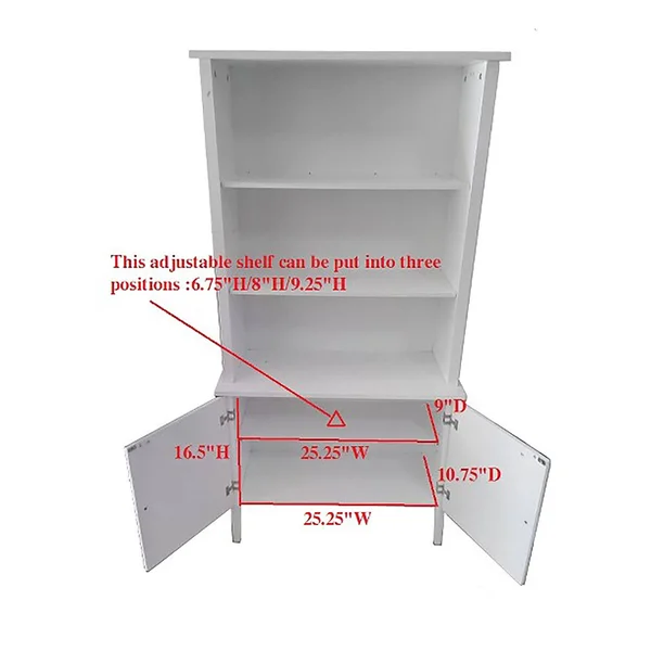 KB Furniture BK120 Tall Bookcase