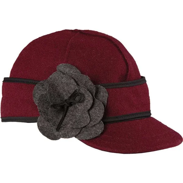 Stormy Kromer The Petal Pusher Cap Merlot/Charcoal 6 7/8