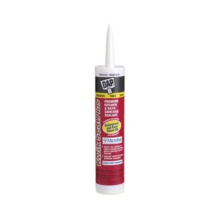 Dap 18510 10.1-oz. Kwik Seal Plus White Kitchen/Bath Microban Caulk