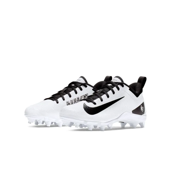 Nike Kids& Alpha Huarache 7 Varsity Lacrosse Cleats, White