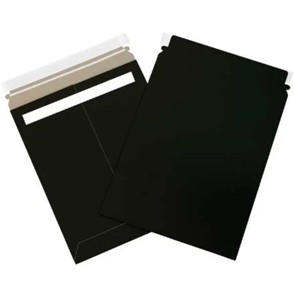 17x22 x 21x22 Black Self-Seal Flat Mailers, 100/Case