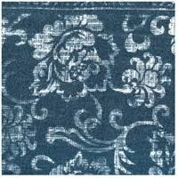 Porcha Woven Lumbar Pillow in Dark Blue