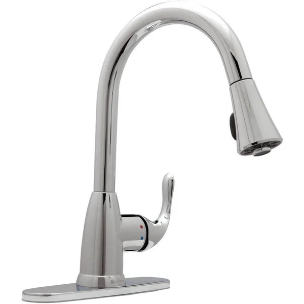 Glacier Bay Market Single-Handle Pull-Down Sprayer Kitchen Faucet in Chrome