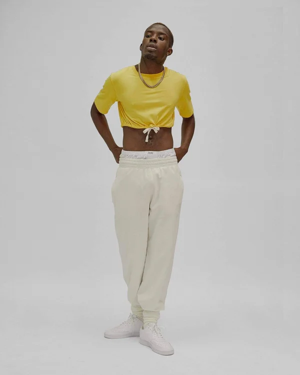 Les Girls Les Boys Loose Fit Track Pants Vaporous Grey - Grey