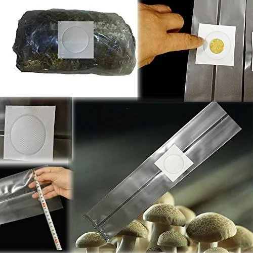Amazing-us Mushroom Growing Bags/Farm-Mushroom Spawn 0.2 Micron Filter - 3 Mil Polypropylene, Size 5x22 x 5x22 x 19