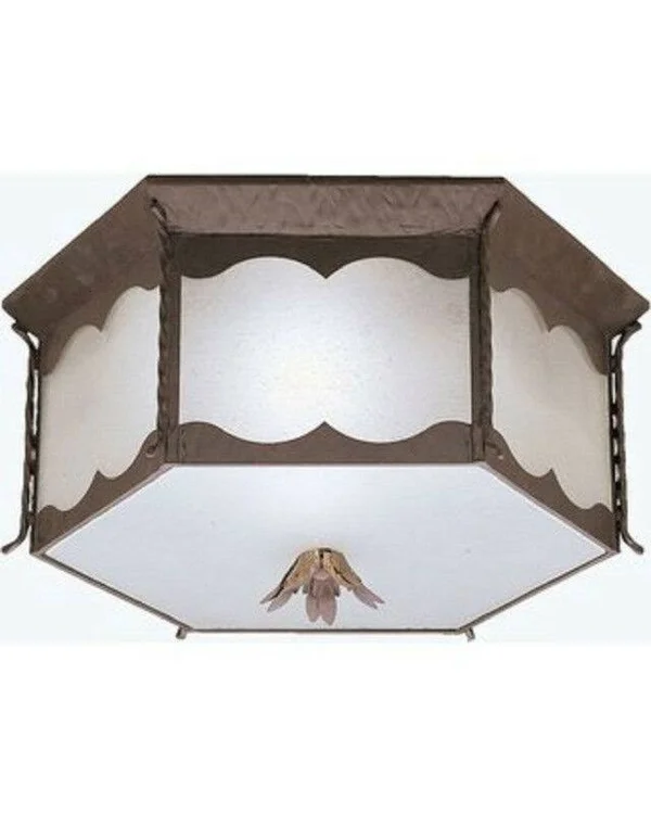 Kichler Franciscan Bronze Exterior Ceiling Light 10978FZ