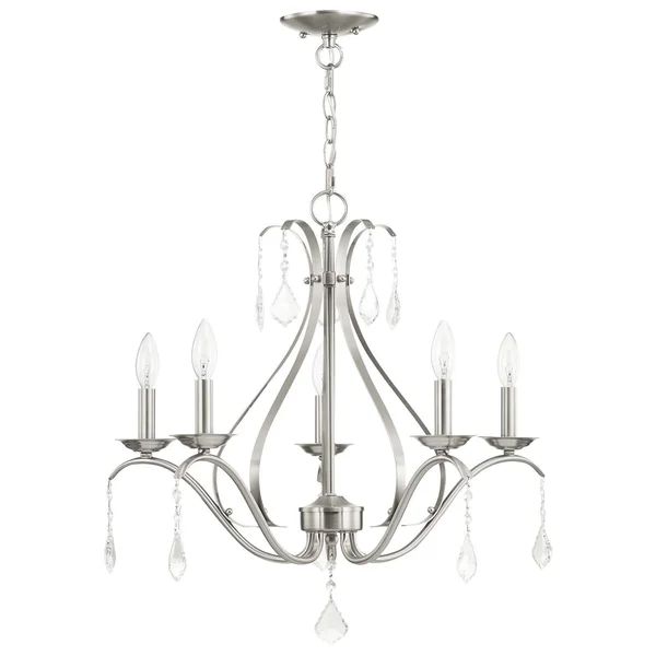 Livex Lighting 40845-92 Caterina 5 Light English Bronze Chandelier