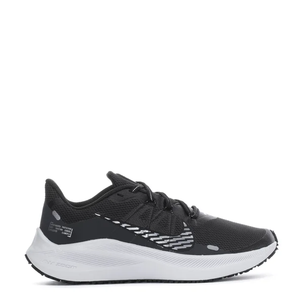 Nike Wmns Winflo 7 Shield Black Metallic Cool Grey - Size 8.5 Women