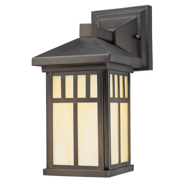 Westinghouse 6732800 Burnham One-Light Exterior Wall Lantern on Steel with Honey