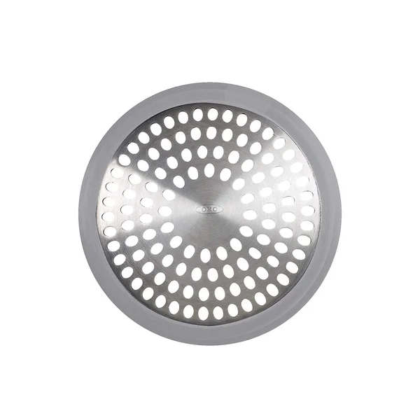 OXO Good Grips Bathtub Drain PROTECTOR, Stainless Steel, Grey