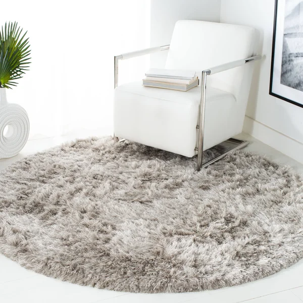 Safavieh Ocean Shag 101 Area Rug, Light Grey, 10& x 14& Rectangle