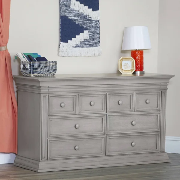 Baby Cache Vienna 6 Drawer Dresser - Ash Gray