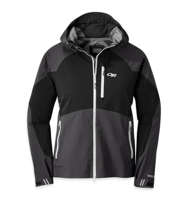 Outdoor Research Hemispheres Jacket - Women's M Storm/Black