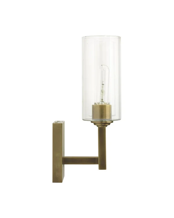 Jamie Young Linear Double Wall Sconce in Oil Rubbed Bronze Metal