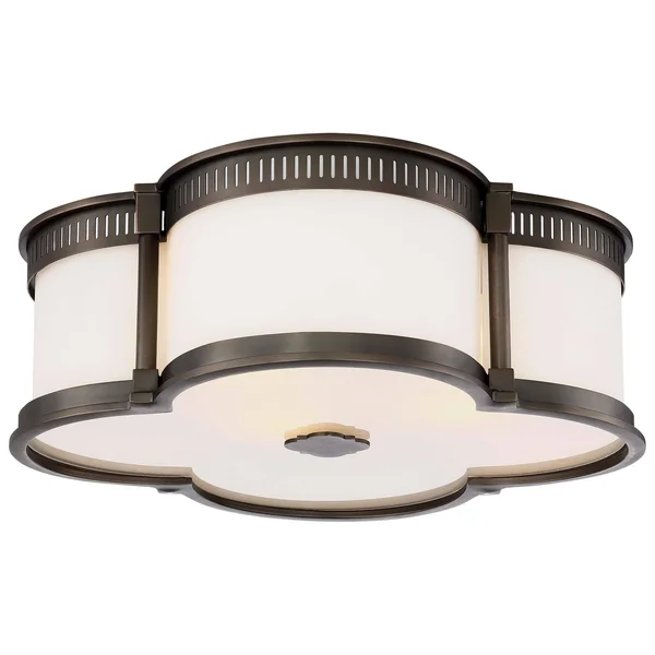 Minka Lavery 824-281 3 Light Harvard Court Bronze Flush Mount