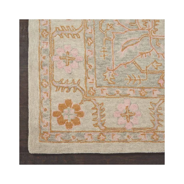 Nourison Jazmine JAZ01 Area Rug, Sand, 2&3x22 x 8& Runner