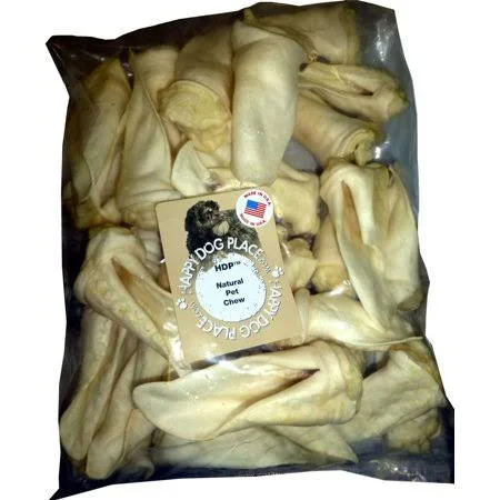 HDP Large Lamb Ears Made in USA Size: Flavor:Smoked (Pack of 100)