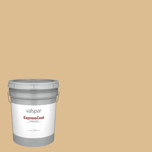 Valspar Pro ExpressCoat Flat Blonde Hgsw2176 Interior Paint (5-Gallon), HGSW2176-935351