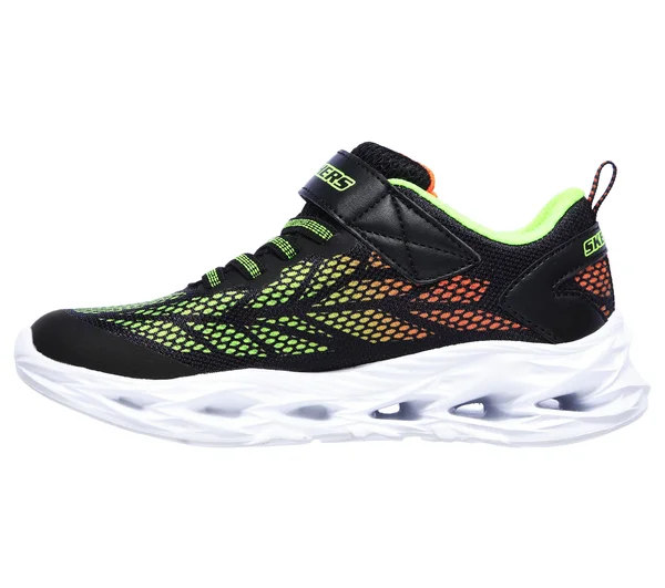 Skechers S Light: Vortex-Flash Black/Lime 3.5