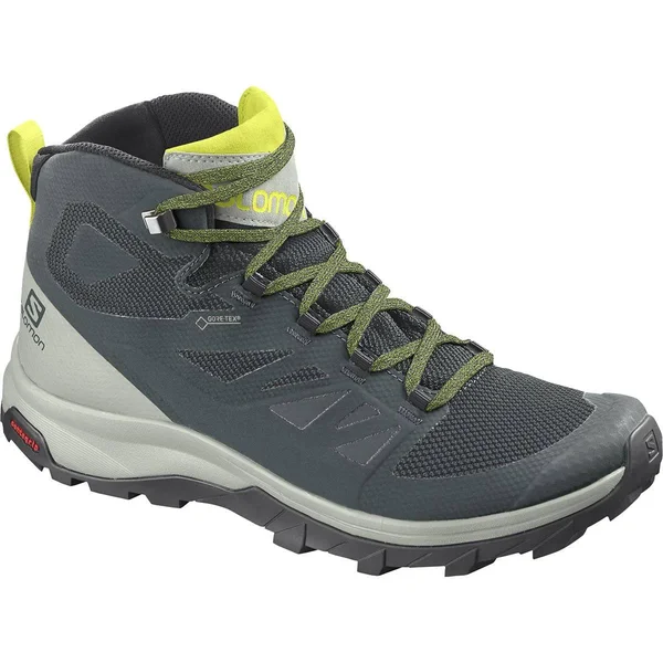 Salomon Men's Outline Mid GTX Hiking Boots Green 7.5